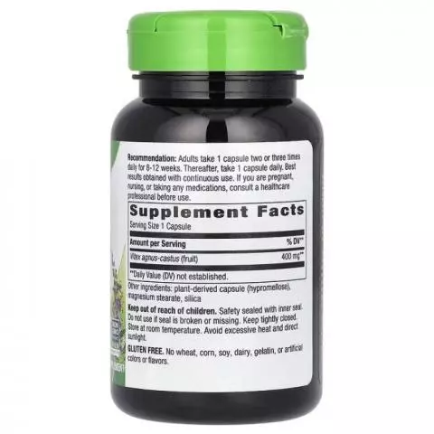 Витекс, Vitex Fruit, 400 mg, Nature's Way, 100 Капсул купить Киев