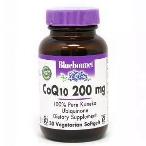 Коензим Q10 200мг, Bluebonnet Nutrition, 30 вегетеріанських капсул