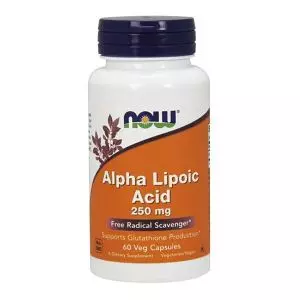 Альфа-ліпоєва кислота 250 мг, Alpha Lipoic Acid, Now Foods, 60 капсул