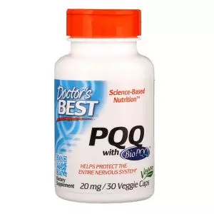Пірролохінолінхінон PQQ, Doctor's Best, 20 мг, 30 вегетарианских капсул
