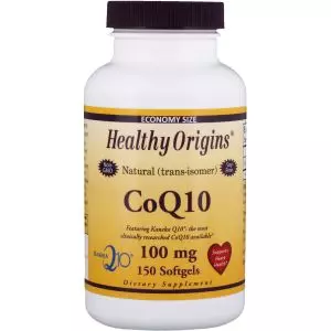 Коензим Q10, Kaneka (COQ10), Healthy Origins, 100 мг, 150 желатинових капсул