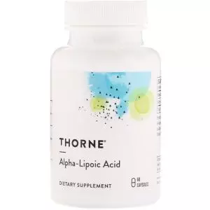 Альфа-Ліпоєва Кислота, Alpha-Lipoic-Acid, Thorne Research, 60 капсул