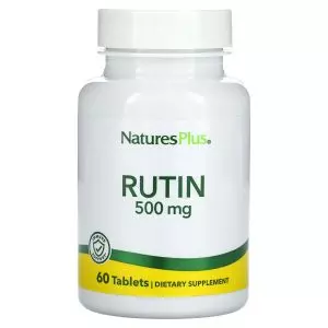 Рутин, 500 мг, Rutin, Natures Plus, 60 таблеток