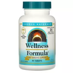 Рослинний Імунний Комплекс, Wellness Formula, Source Naturals, 90 таблеток