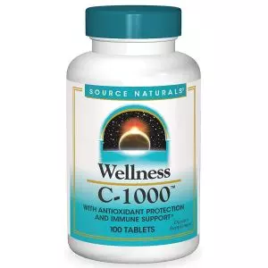 Вітамін С-1000, Wellness, Source Naturals, 100 таблеток