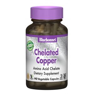 Хелатная Медь, Albion, Bluebonnet Nutrition, 90 гелевых капсул