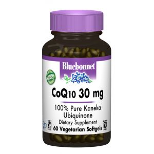 Коэнзим Q10 30мг, Bluebonnet Nutrition, 60 гелевых капсул Коэнзим Q10 30мг, Bluebonnet Nutrition, 60 гелевых капсул