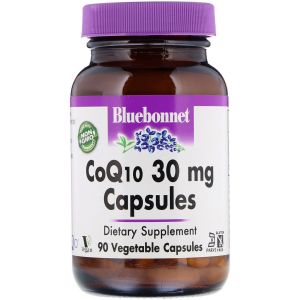 Коэнзим Q10 30мг, Bluebonnet Nutrition, 90 гелевых капсул Коэнзим Q10 30мг, Bluebonnet Nutrition, 90 гелевых капсул