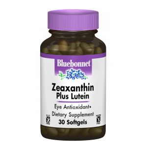 Зеаксантин + Лютеин, Bluebonnet Nutrition, 30 желатиновых капсул