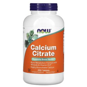 Цитрат Кальцію, Calcium Citrate Caps, Now Foods, 250 Таблеток Цитрат Кальцію, Calcium Citrate Caps, Now Foods, 250 Таблеток