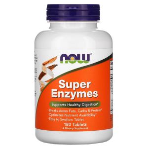 Супер Ензими, Super Enzymes, Now Foods, 180 таблеток Супер Ензими, Super Enzymes, Now Foods, 180 таблеток