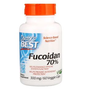 Фукоїдан 70%, Doctor's Best, 60 вегетаріанських капсул Фукоїдан 70%, Doctor's Best, 60 вегетаріанських капсул