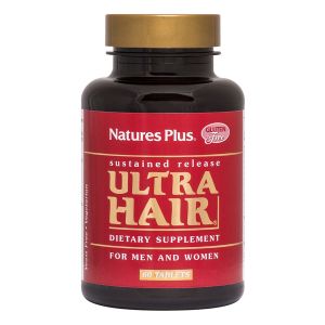 Комплекс для Роста Оздоровлення Волос для Чоловіків та Жінок, Ultra Hair Sustained Release, Natures Plus, 60 таблеток Комплекс для Роста Оздоровлення Волос для Чоловіків та Жінок, Ultra Hair Sustained Release, Natures Plus, 60 таблеток
