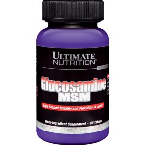 Глюкозамін & МСМ, Ultimate Nutrition, 60 таблеток