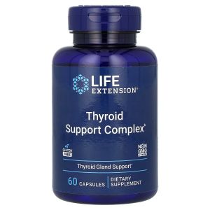 Комплекс для поддержки щитовидной железы, Thyroid Support Complex, Life Extension, 60 капсул