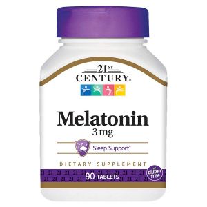 Мелатонін, 3 мг, Melatonin, 21st Century, 90 таблеток Мелатонін, 3 мг, Melatonin, 21st Century, 90 таблеток