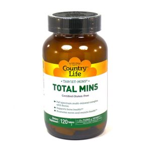 Мультимінеральний Комплекс, Target-Mins Total Mins, Country Life, 120 таблеток Мультимінеральний Комплекс, Target-Mins Total Mins, Country Life, 120 таблеток