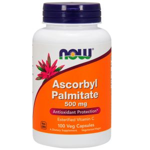 Аскорбіл Пальмітат, Ascorbyl Palmitate, Now Foods, 500 мг, 100 вегетаріанських капсул Аскорбіл Пальмітат, Ascorbyl Palmitate, Now Foods, 500 мг, 100 вегетаріанських капсул