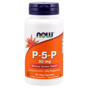 P-5-P (піридоксальфосфат) 50мг, Now Foods, 90 вегетаріанських капсул