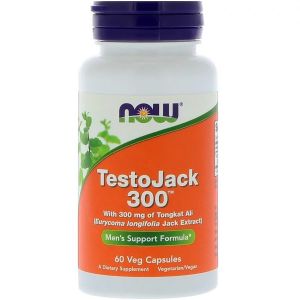 Репродуктивне Здоров'я Чоловіків ТестоДжек, TestoJack 300, Now Foods, 60 капсул Репродуктивне Здоров'я Чоловіків ТестоДжек, TestoJack 300, Now Foods, 60 капсул
