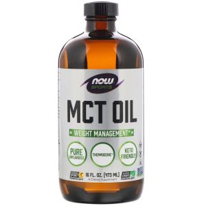 Масло МСТ, MCT Oil, Now Foods, Без Вкуса, 473 мл