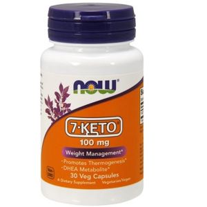 7-KETO (Дегідроепіандростерон), 100 мг, Now Foods, 30 вегетаріанських капсул 7-KETO (Дегідроепіандростерон), 100 мг, Now Foods, 30 вегетаріанських капсул