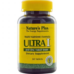 Мульти-Поживна Формула, Ultra I, Natures Plus, 60 таблеток Мульти-Поживна Формула, Ultra I, Natures Plus, 60 таблеток