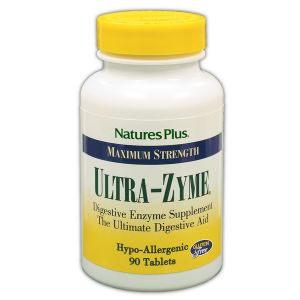 Комплекс для Поліпшення Травлення, Ultra-Zyme, Natures Plus, 90 таблеток Комплекс для Поліпшення Травлення, Ultra-Zyme, Natures Plus, 90 таблеток