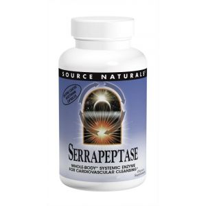 Серрапептаза, Source Naturals, 60 гелевих капсул Серрапептаза, Source Naturals, 60 гелевих капсул