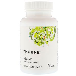 Никотинамид Рибозид 125 мг, Nicotinamide Riboside NiaCel, Thorne, 60 капсул Никотинамид Рибозид 125 мг, Nicotinamide Riboside NiaCel, Thorne, 60 капсул