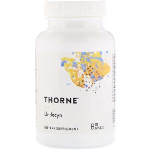 Здоровье Микрофлоры Кишечника, Ундецин, Undecyn, Thorne, 120 капсул Здоровье Микрофлоры Кишечника, Ундецин, Undecyn, Thorne, 120 капсул