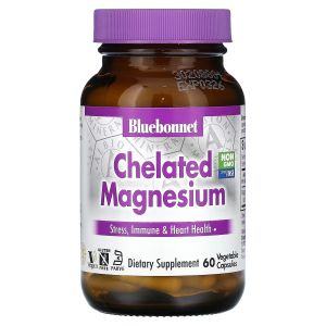 Хелатний Магній, Albion, Bluebonnet Nutrition, 60 капсул Хелатний Магній, Albion, Bluebonnet Nutrition, 60 капсул