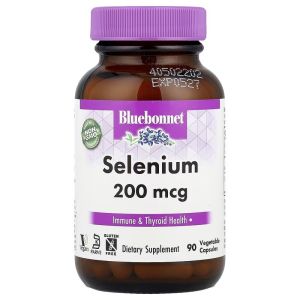 Селен 200мкг, Selenium, Bluebonnet Nutrition, 90 вегетаріанських капсул Селен 200мкг, Selenium, Bluebonnet Nutrition, 90 вегетаріанських капсул
