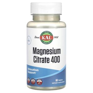 Магний Цитрат, 400 мг, Magnesium citrate, KAL, 60 таблеток Магний Цитрат, 400 мг, Magnesium citrate, KAL, 60 таблеток