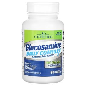 Глюкозамін, Glucosamine Daily Complex, 21st Century, 60 таблеток в оболонці Глюкозамін, Glucosamine Daily Complex, 21st Century, 60 таблеток в оболонці
