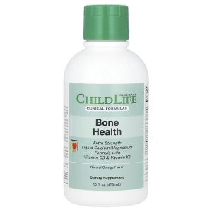 Кальцій та магній з вітамінами D3 та K2, смак апельсину, Liquid Calcium/Magnesium Formula with Vitamin D3 & Vitamin K2, ChildLife Clinicals, 473 мл Кальцій та магній з вітамінами D3 та K2, смак апельсину, Liquid Calcium/Magnesium Formula with Vitamin D3 & Vitamin K2, ChildLife Clinicals, 473 мл