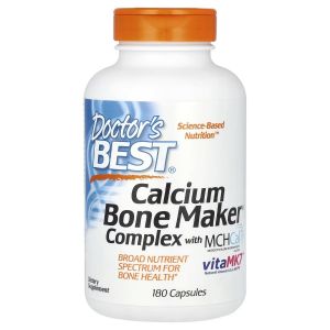 Комплекс для кісток, Calcium Bone Maker Complex with MCHCal, Doctor's Best, 180 капсул Комплекс для кісток, Calcium Bone Maker Complex with MCHCal, Doctor's Best, 180 капсул
