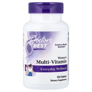 Мультивітаміни для жінок, Women's Multi-Vitamin, Doctor's Best, 120 таблеток Мультивітаміни для жінок, Women's Multi-Vitamin, Doctor's Best, 120 таблеток