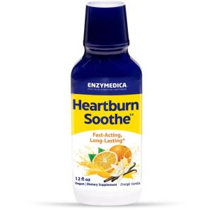 Комплекс для полегшення печії, смак апельсину та ванілі, Heartburn Soothe, Enzymedica, 355 мл