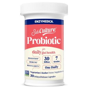 Пробіотик, 30 млрд КУО, Probiotic, Enzymedica, 30 капсул Пробіотик, 30 млрд КУО, Probiotic, Enzymedica, 30 капсул