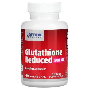 Глутатіон відновлений, 500 мг, Glutathione Reduced, Jarrow Formulas, 60 вегетаріанських капсул Глутатіон відновлений, 500 мг, Glutathione Reduced, Jarrow Formulas, 60 вегетаріанських капсул