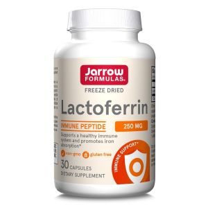 Лактоферин сублімований, 250 мг, Lactoferrin, Freeze Dried, Jarrow Formulas, 30 капсул Лактоферин сублімований, 250 мг, Lactoferrin, Freeze Dried, Jarrow Formulas, 30 капсул