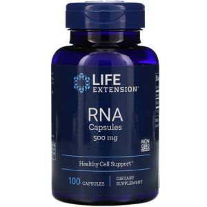 Рибонуклеиновая кислота, RNA Capsules, Life Extension, 500 мг, 100 капсул Рибонуклеиновая кислота, RNA Capsules, Life Extension, 500 мг, 100 капсул