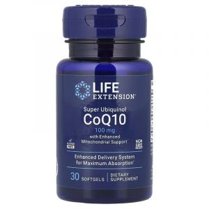 Убихинол с мумие, 100 мг, Super Ubiquinol CoQ10, Life Extension, 30 гелевых капсул