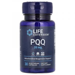Пирролохинолинхинон PQQ, 20 мг, PQQ, Life Extension, 30 вегетарианских капсул Пирролохинолинхинон PQQ, 20 мг, PQQ, Life Extension, 30 вегетарианских капсул