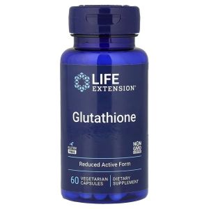 Глутатіон, 500 мг, Glutathione, Life Extension, 60 вегетаріанських капсул Глутатіон, 500 мг, Glutathione, Life Extension, 60 вегетаріанських капсул