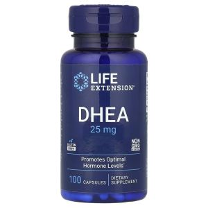 Дегидроэпиандростерон, 25 мг, DHEA, Life Extension, 100 капсул Дегидроэпиандростерон, 25 мг, DHEA, Life Extension, 100 капсул
