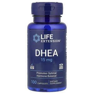 Дегидроэпиандростерон, 15 мг, DHEA, Life Extension, 100 капсул Дегидроэпиандростерон, 15 мг, DHEA, Life Extension, 100 капсул