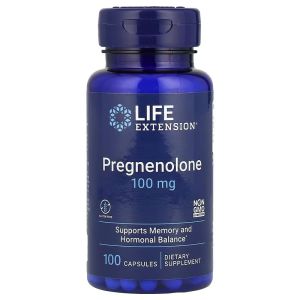 Прегненолон, 100 мг, Pregnenolone, Life Extension, 100 капсул Прегненолон, 100 мг, Pregnenolone, Life Extension, 100 капсул