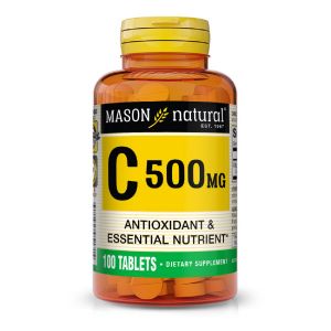Вітамін C 500мг, Vitamin C, Mason Natural, 100 таблеток Вітамін C 500мг, Vitamin C, Mason Natural, 100 таблеток
